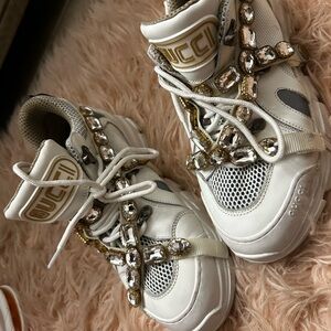 Gucci sneaker Authentic Jewel covered size 40